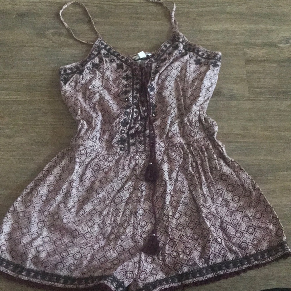 American eagle patterned romper